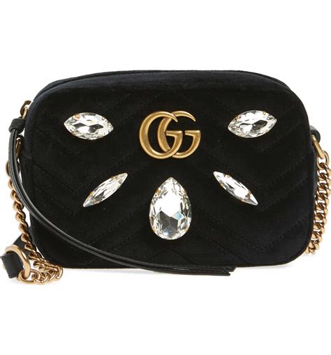 gucci ace with crystals|Gucci crystal crossbody.